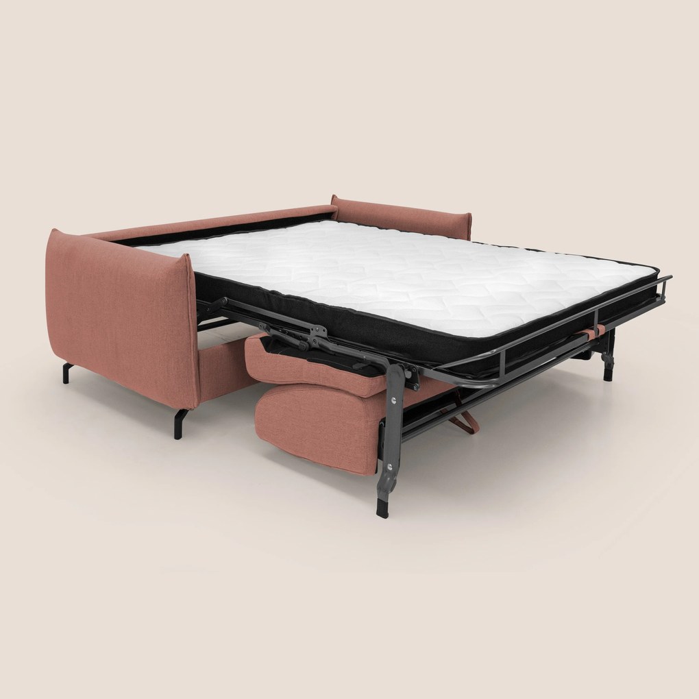 Scarlet divano letto in tessuto misto cotone impermeabile T19 salmone