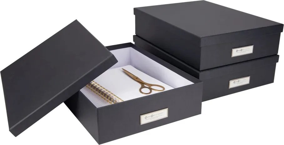 Organizzatore di cartone per documenti Oskar - Bigso Box of Sweden