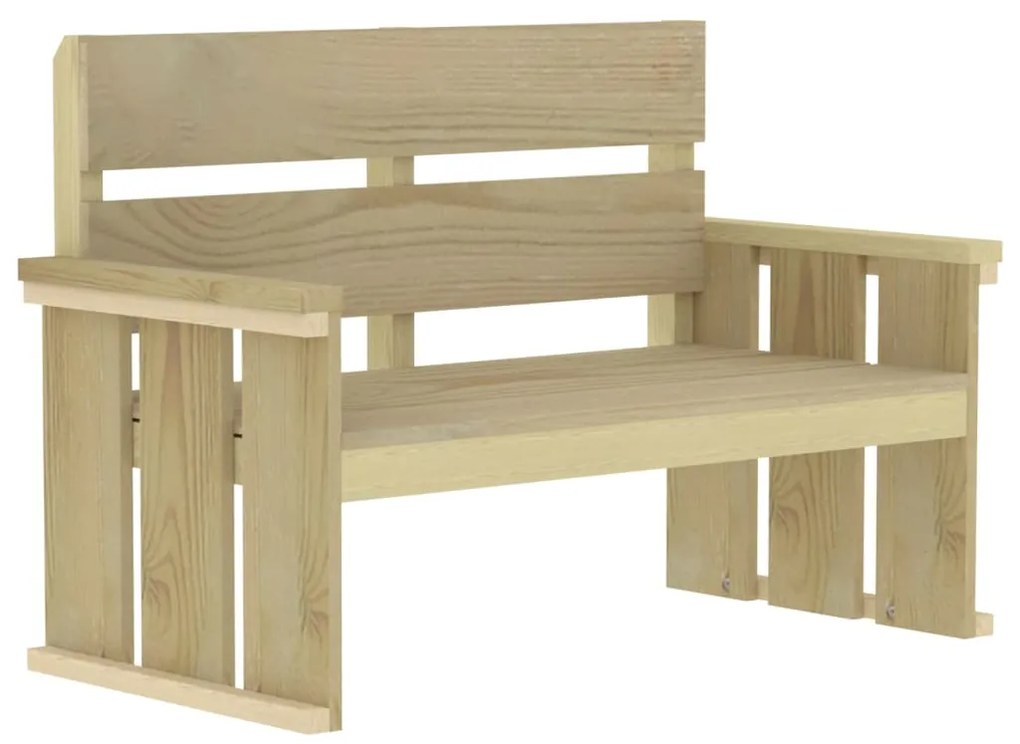 Set da Pranzo da Giardino 3 pz in Legno di Pino Impregnato