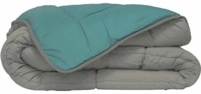 Piumino Letto Poyet  Motte Grigio Azzurro 200 g/m² 140 x 200 cm