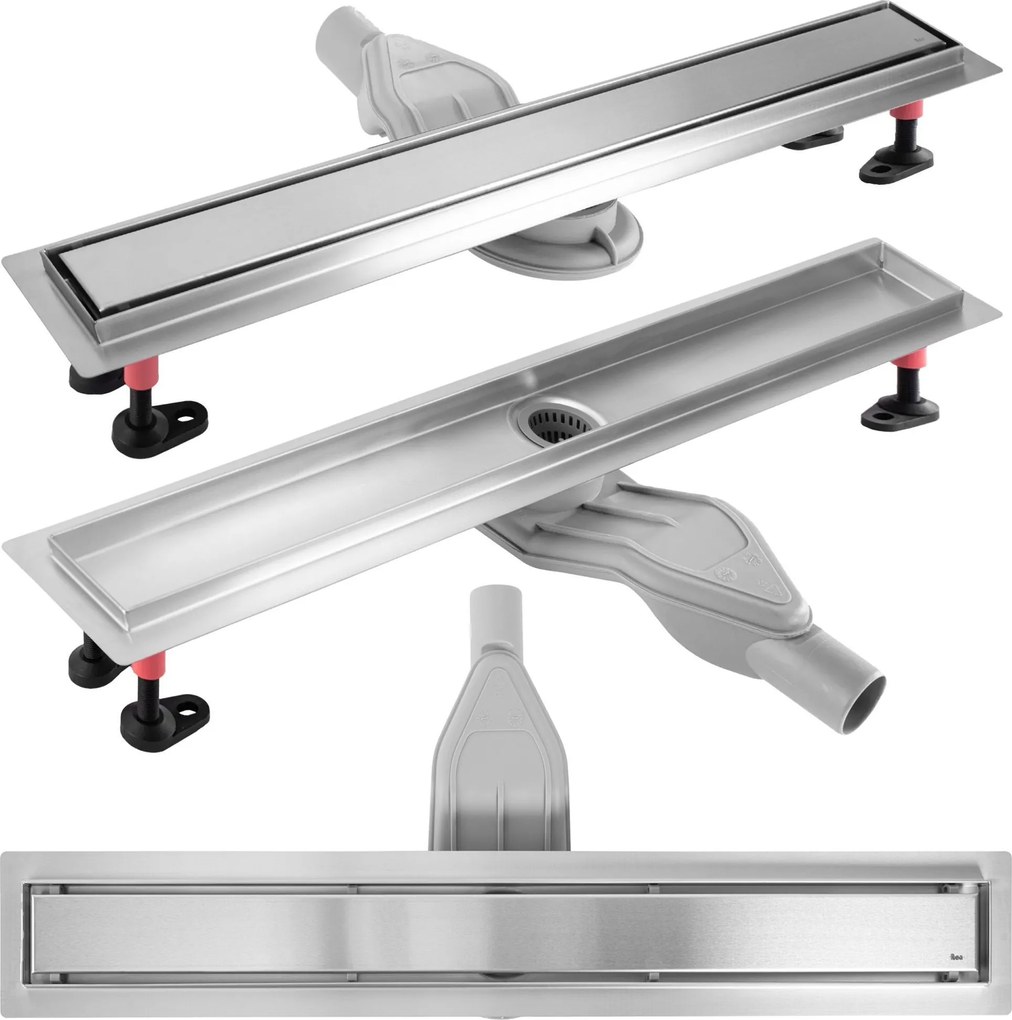Scarico lineare REA Neox Superflow BRUSH NICKEL 70