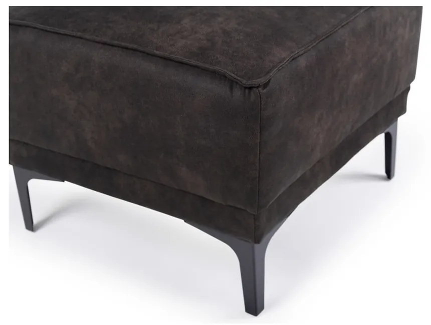 Sgabello antracite in similpelle Copenhagen - Scandic