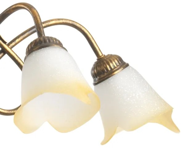 ONLI - Lampadario a sospensione con catena DOPPIO GIRO 5xE14/6W/230V bronzo