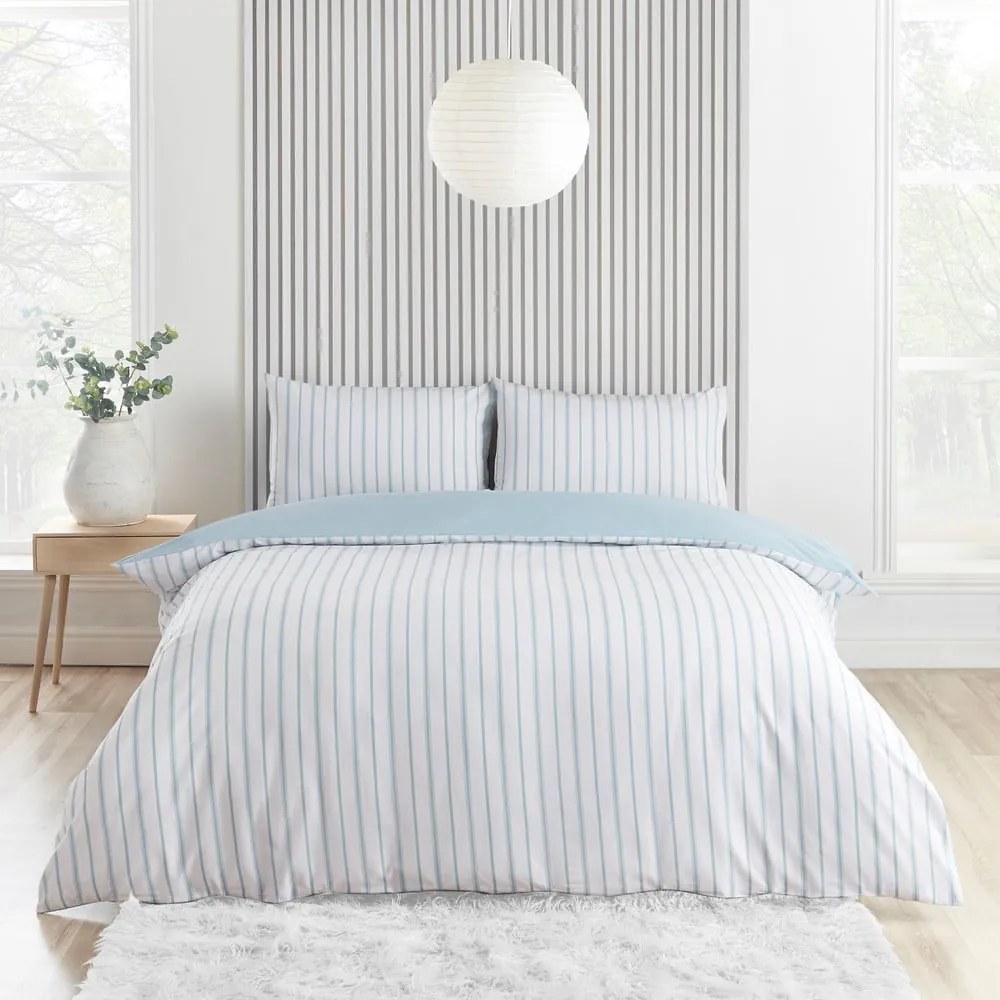 Biancheria da letto singola blu e bianca 135x200 cm Meadowsweet Floral - Catherine Lansfield