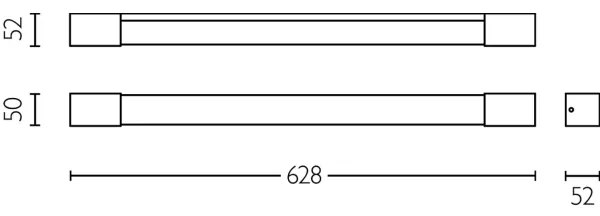 Philips - Lampada per specchio da bagno ROVER LED/10W/230V IP44 ottone