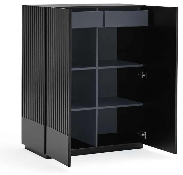 Cassettiera nera , larghezza 92 cm Doric - Teulat