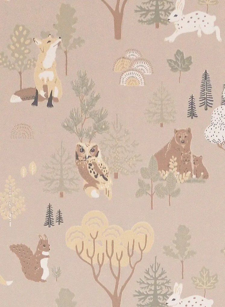 Majvillan Tapete Deep Forest - Soft Beige