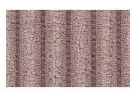 Divano letto angolare in velluto a coste rosa chiaro (penisola variabile) Sara - Ropez