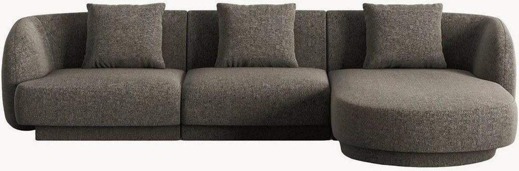 Divano angolare in ciniglia Tulum