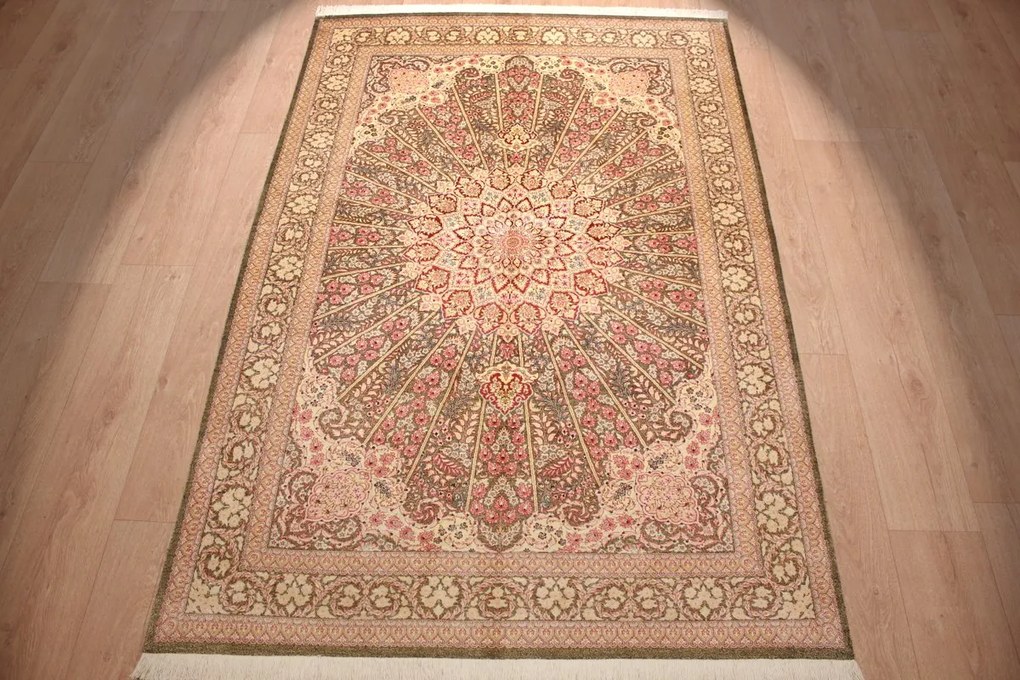 Ghom Tappeto persiano 140x210 (Iran) Annodato A Mano