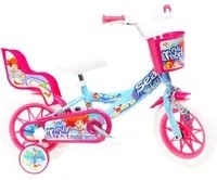 Bicicletta per Bambina 12 1 Freno Gomme in EVA Sea Life Azzurro e Rosa