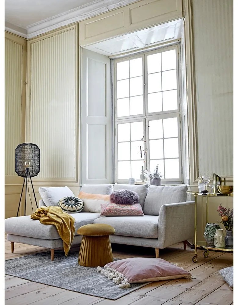 Sgabello in colore senape Roberta - Bloomingville