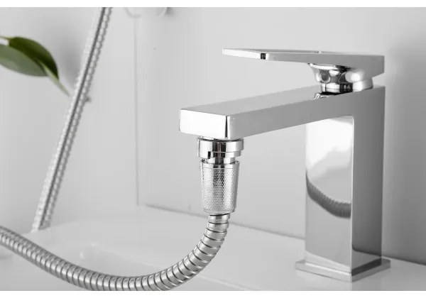 WENKO 22866100 - Doccia UNIVERSAL 170x6,5 cm finitura lucida cromo/argento/grigio