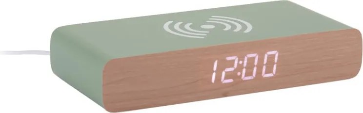 Sveglia digitale con ricarica wireless Retro Flat LED – Karlsson