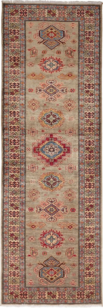 Kazak Tappeto 250x80 (Pakistan) Annodato A Mano