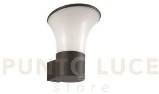 Applique da esterno ares nero 1 luce attacco e27 ip54 h.21cm