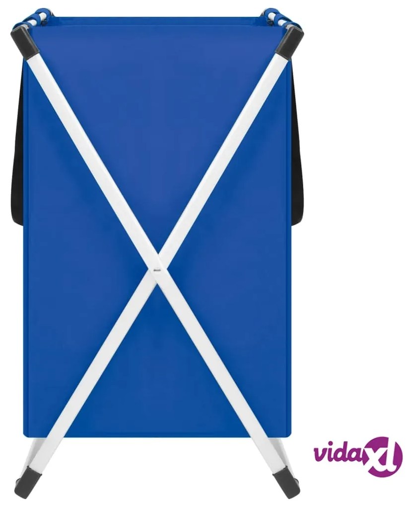 vidaXL Portabiancheria Blu