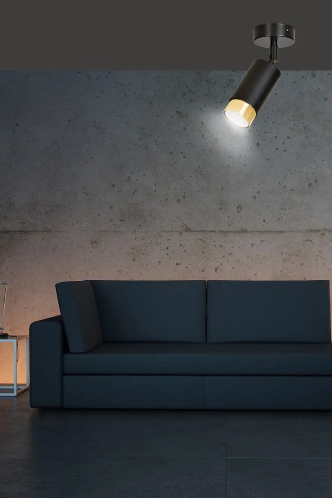 Lampada da soffitto e parete in Acciaio HIRO GU10