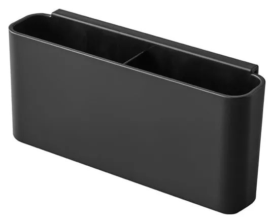 Organizer da bagno in metallo nero per cosmetici - YAMAZAKI