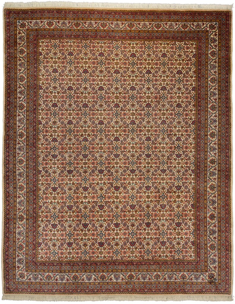Bidjar Tappeto 200x250 Beige (Indian) Annodato A Mano