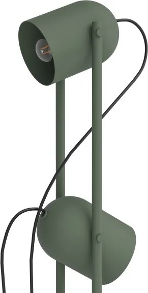 Eglo 44137 - Lampada da terra TILSTON 2xE14/8W/230V verde
