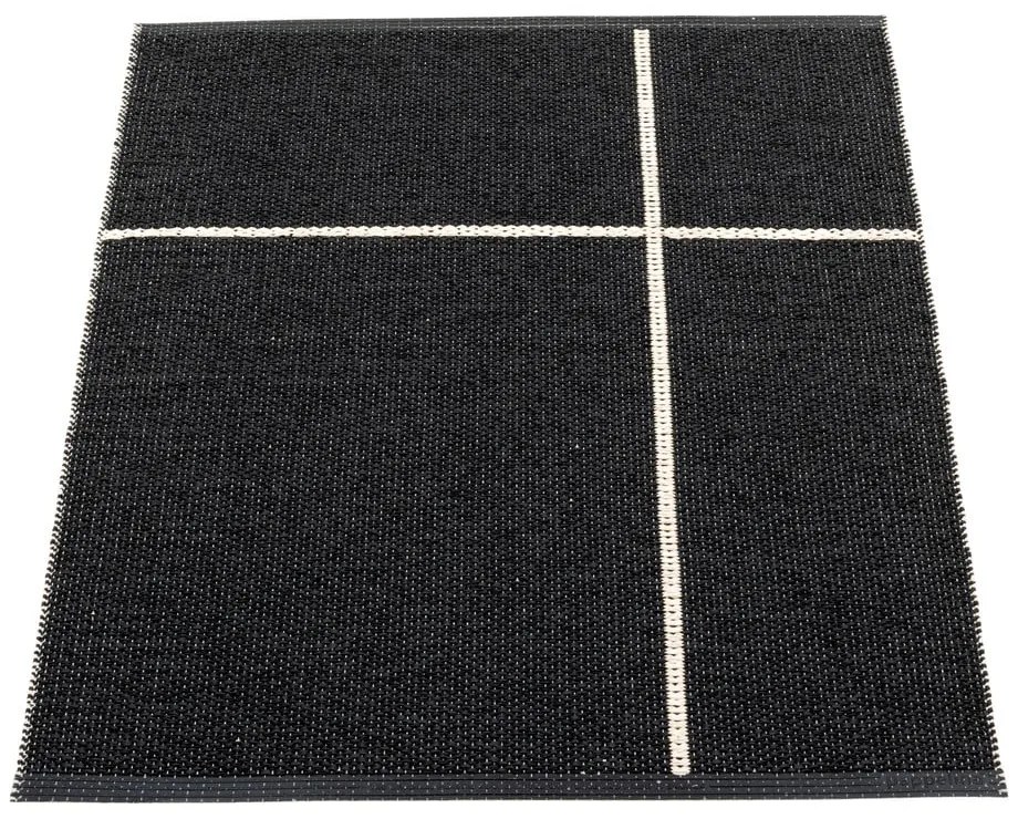 Tappeto da interno/esterno nero 70x90 cm Fred Black – Pappelina
