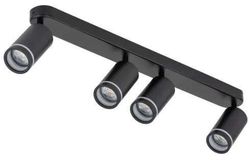 Faretto JET 4xGU10/10W/230V nero