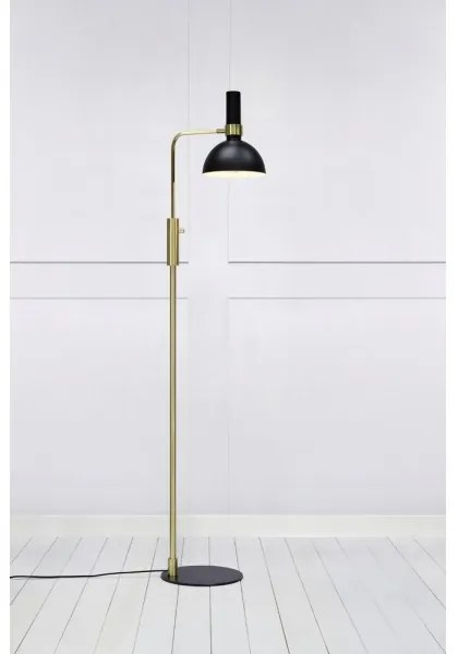 Markslöjd 106972 - Lampada da terra dimmerabile LARRY 1xE27/60W/230V nero/oro