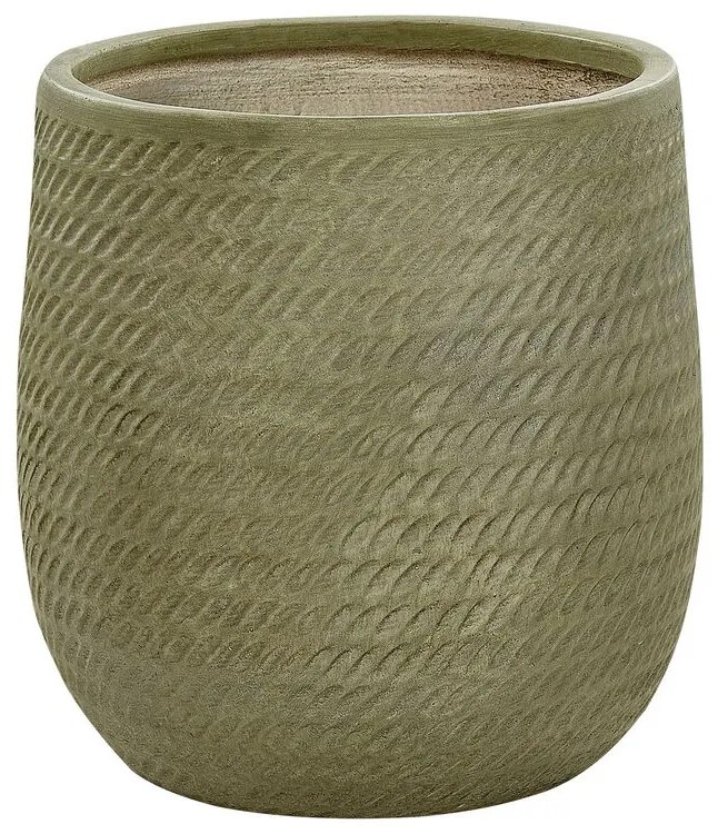 Vaso per piante verde ⌀ 39 cm LIVADIA Beliani