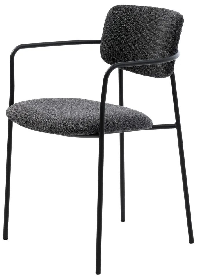 Sedia da pranzo grigio scuro Zama - Unique Furniture