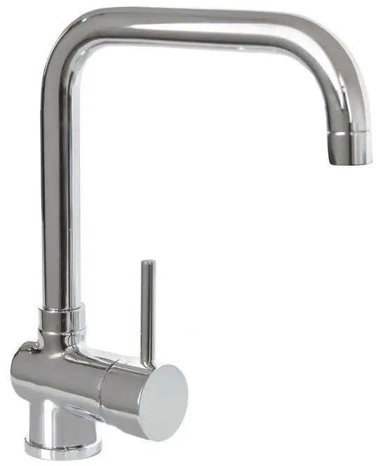 Rubinetto da cucina alto a u a u Aquatime argento cromato SCHOCK