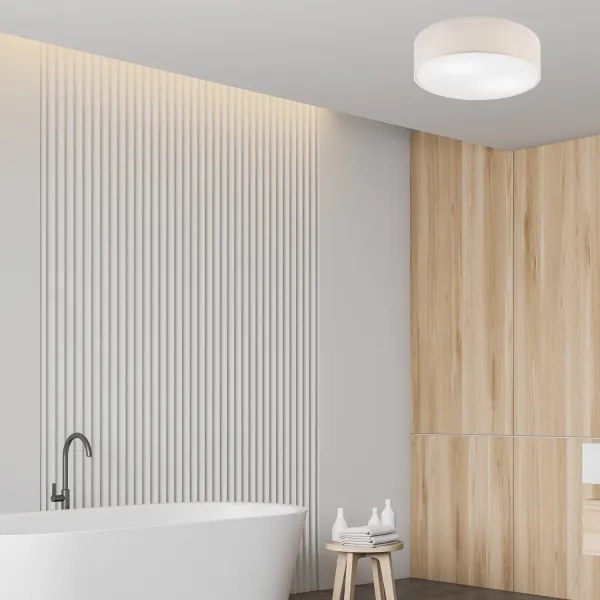 Plafoniera SIRJA DOUBLE 4xE27/15W/230V diametro 45 cm color crema