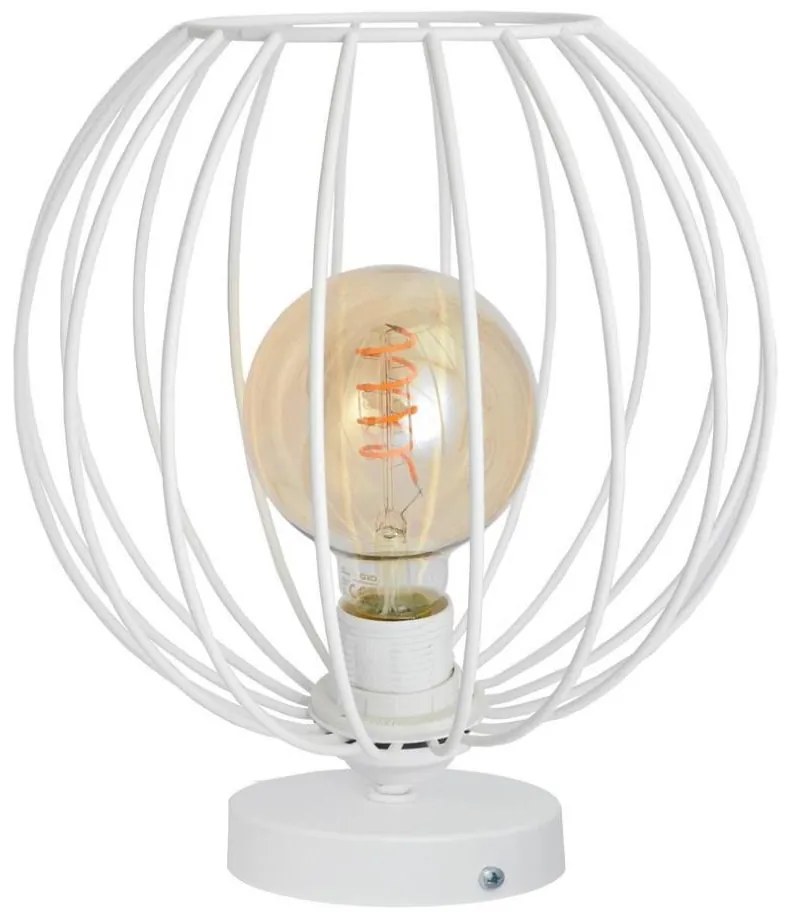 Lampada da tavolo MERCURE 1xE27/15W/230V bianco