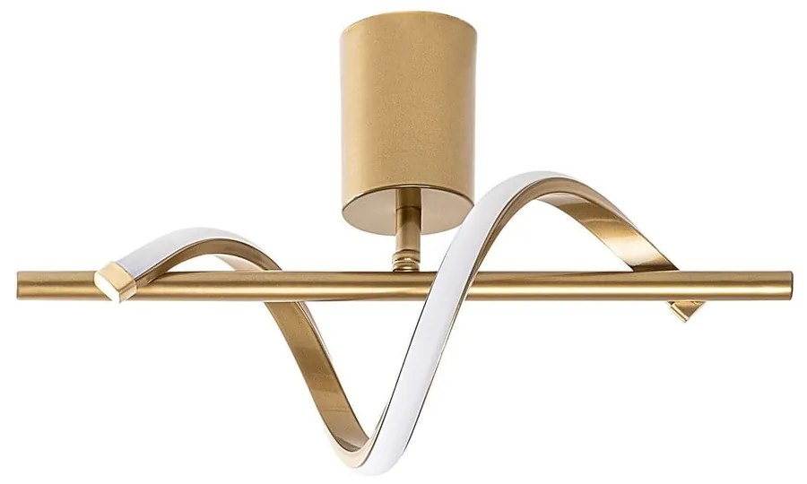 Plafoniera LED in oro ø 7 cm Likma - Opviq lights