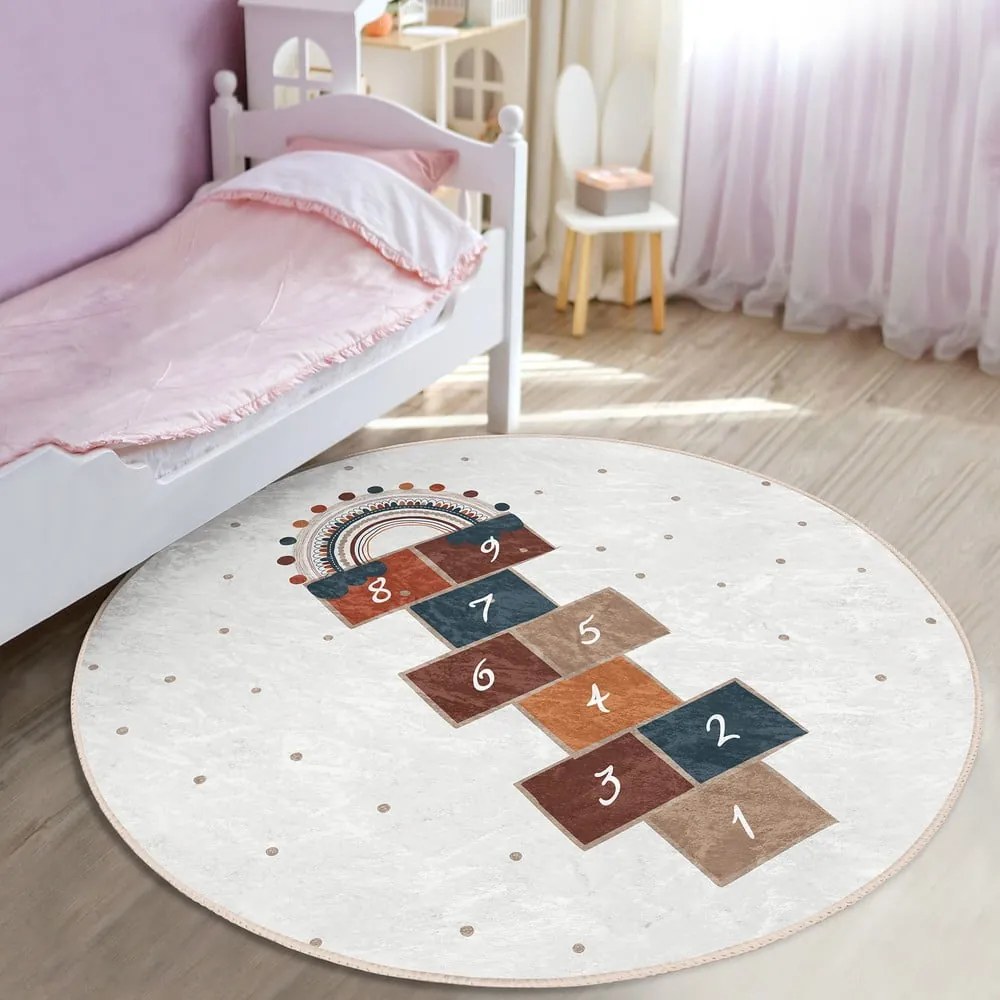Tappeto per bambini crema ø 120 cm Comfort - Mila Home