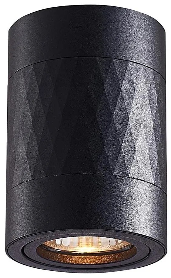 Faretto BIMA 1xGU10/25W/230V tondo nero