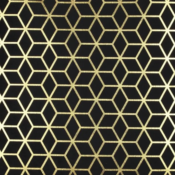 Eglo 420078 - Cuscino decorativo SINGU 45x45 cm nero/oro