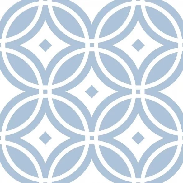 Piastrelle in LTV PVC autoadesive da pavimento parete Set 22 pz 2 mt2 30x30 effetto maiolica Capri