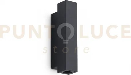 Look led square d.3cm 9w on-off 900 lm 3000 k nero 15cm