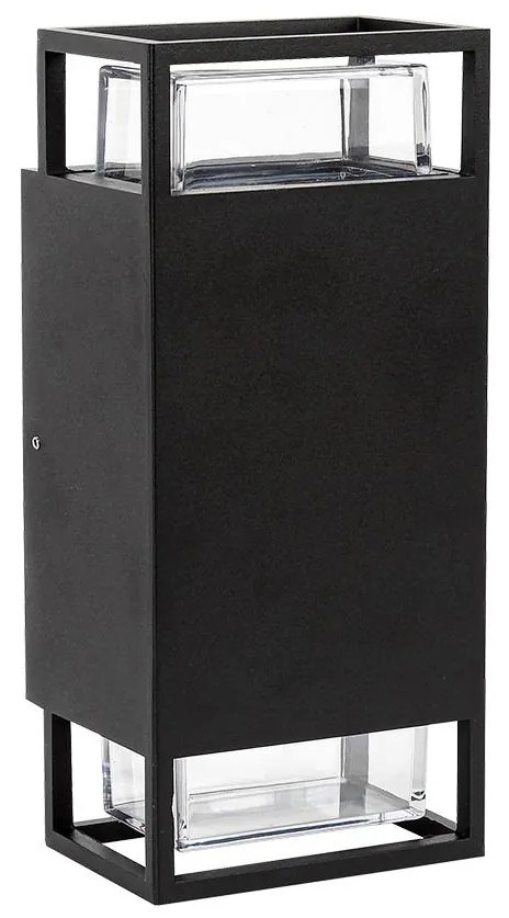 Prezent 28211A - Applique da esterno EVENTO 2xGU10/35W/230V IP54 nero