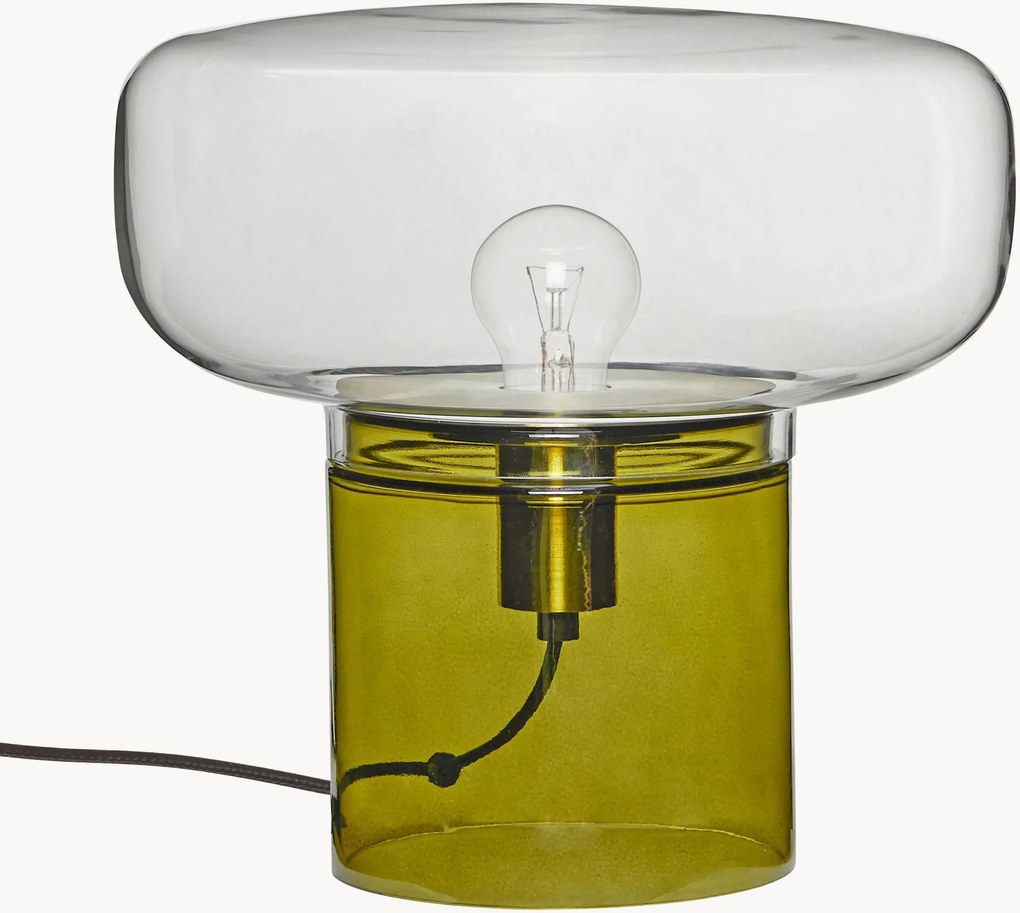 Lampada da tavolo in vetro colorato Crave
