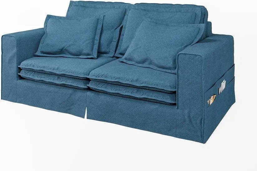 Divano blu 196 cm Nora – Ropez