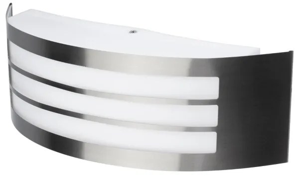 Applique da esterno 1xE27/14W/230V IP44 cromo opaco