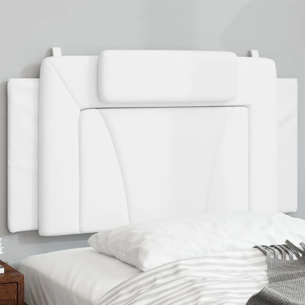 Cuscino Testiera Bianco 100 Cm İn Similpelle /