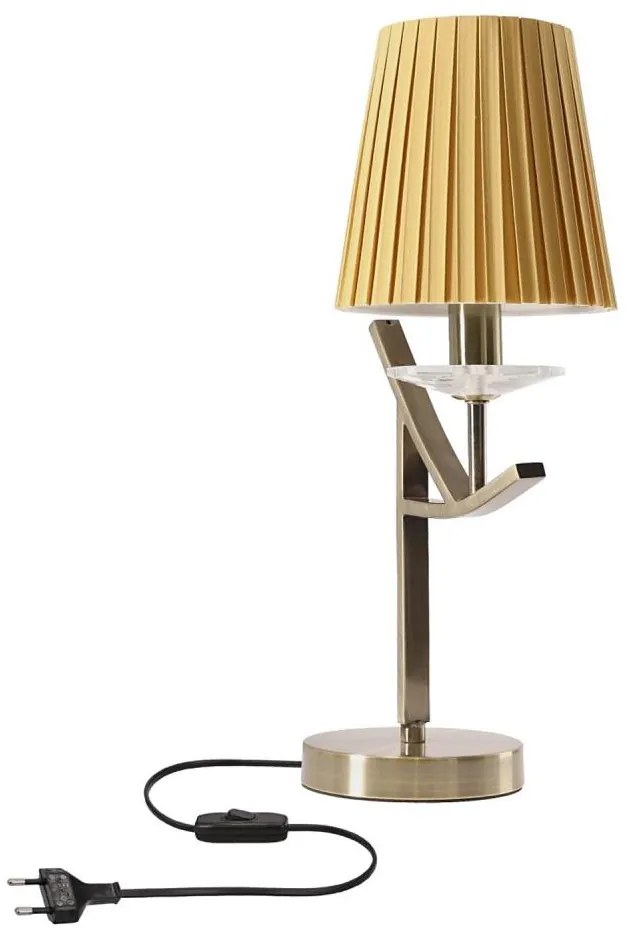 Lampada da tavolo VITORIA 1xE14/40W/230V gialla/ottone