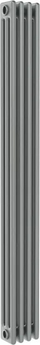 Termosifone in acciaio tubolare 3 colonne 4 elementi interasse 1735 mm ERCOS Comby grigio titanio