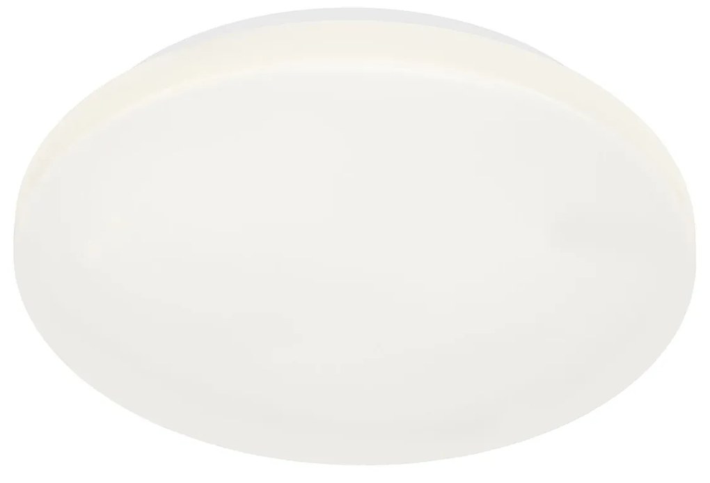 Plafoniera Nordico Kalmus Spalsh Plastica Bianco Led Integrato 12W 4000K