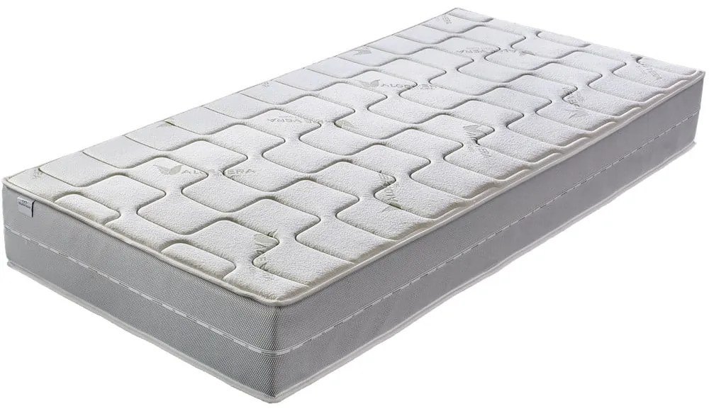 Materasso bifacciale in schiuma dura/media 90x200 cm Aloe Comfort - Materasso