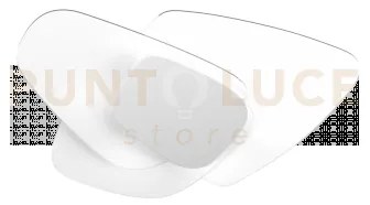 Strategy applique-plafoniera media 6 luci grigio 1196-plm-gr