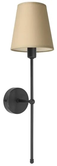 Lampada da parete MADELA 1xE14/40W/230V beige/nera